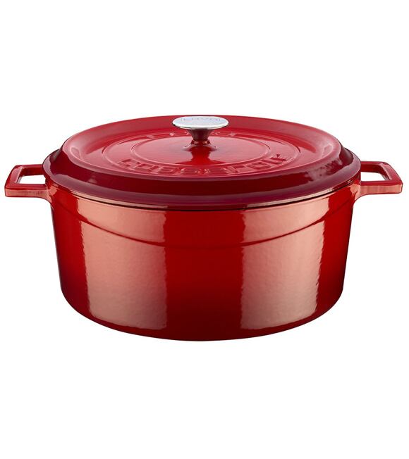 Topf Ø 32 cm, 9,8 l, gusseisen, rot LAVA METAL LVYTC32K2R