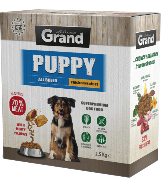 GRAND Deluxe Granulat Puppy Huhn 2,5 kg 700017