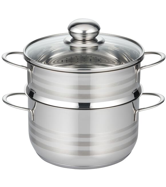 Brillant Dampfgarer Ø 24 cm, 2,9/5,6 l, Edelstahl ELO BASIC 22724
