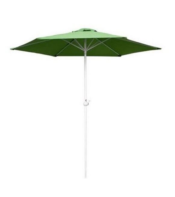 Sonnenschirm mit Kurbel 230 cm – Hellgrün