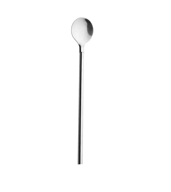 Cocktaillöffel mit Trinkhalm 2 Stück mit Bürste, Edelstahl ORION 144602