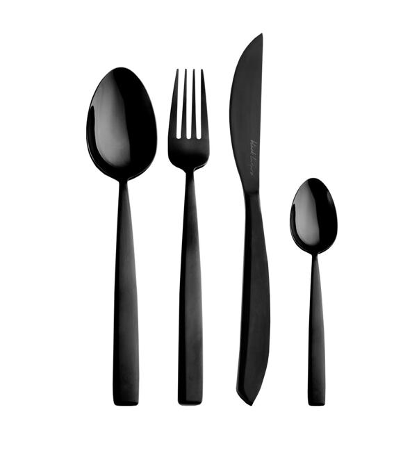 Edelstahl-Besteck Black Luxure 24 Stück Orion143689