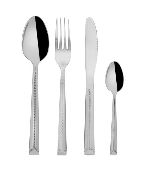 Edelstahl-Besteck Bright 24 Stück Orion 143697