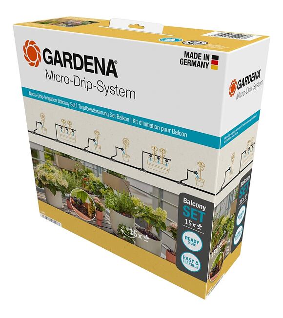 MDS Start-Set für Balkone 15 Pflanzen GARDENA 13401-20