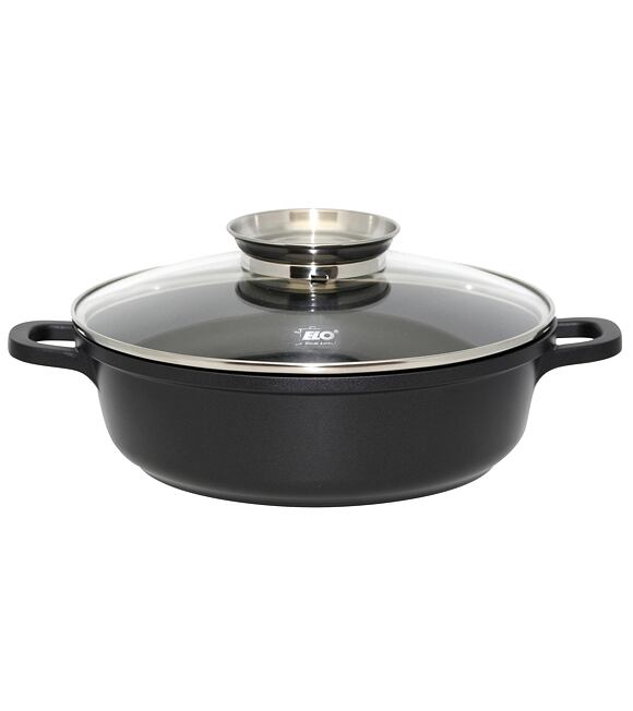 Alucast Bräter mit Glasdeckel und Aromaknopf Ø 32 cm ELO 19632