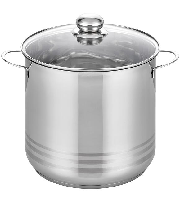 Brillant Kochtopf Ø 24 cm, 9 l, Edelstahl ELO BASIC 22624