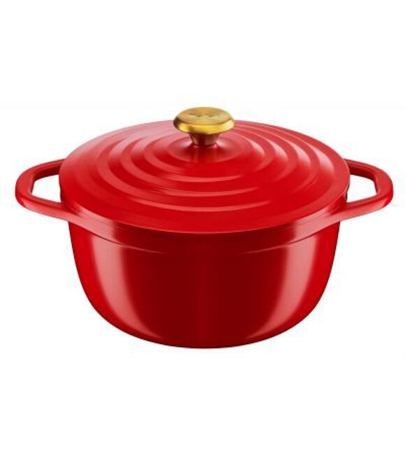 Kasserolle mit Deckel 24 cm Air Rote Tefal E2544655