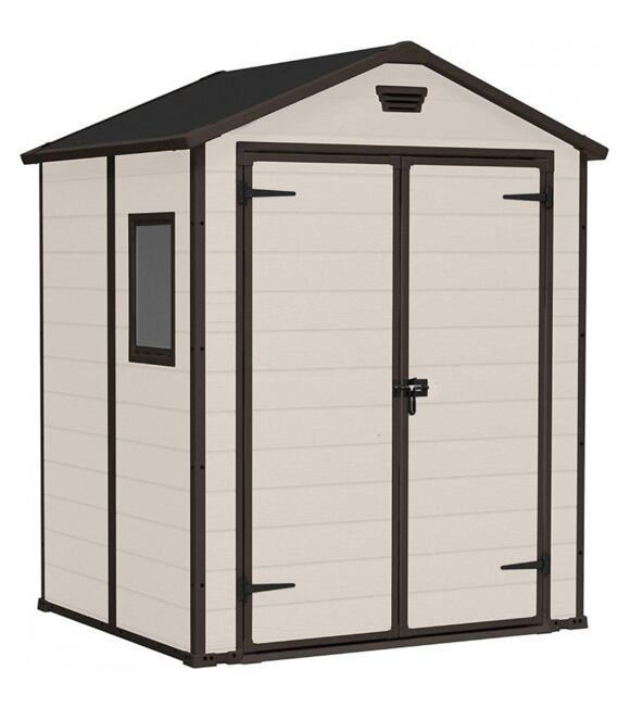 Manor Gartenhaus 6x5 DD, 185 x 226 x 152 cm, beige KETER 255139