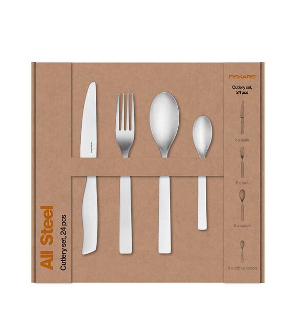 All Steel Besteckset, 24-tlg. FISKARS 1071626