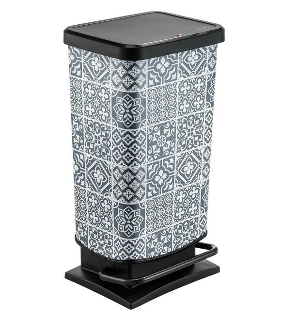 Paso Mülleimer 40 l, Ornament ROTHO 1754111015