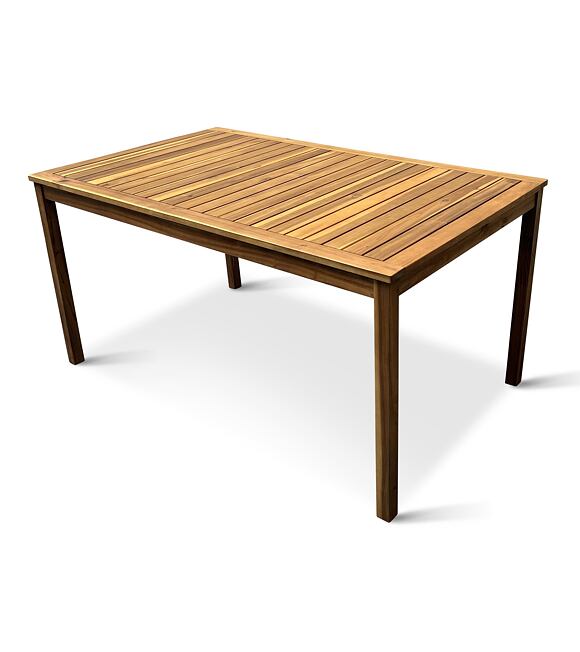 Copenhagen Gartentisch, 150 x 90 cm, Akazie, braun NOELA 345095