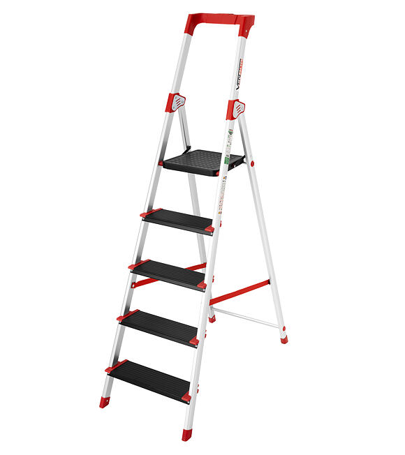 Trittleiter 4+1, Aluminium VENBOS VEN.3150