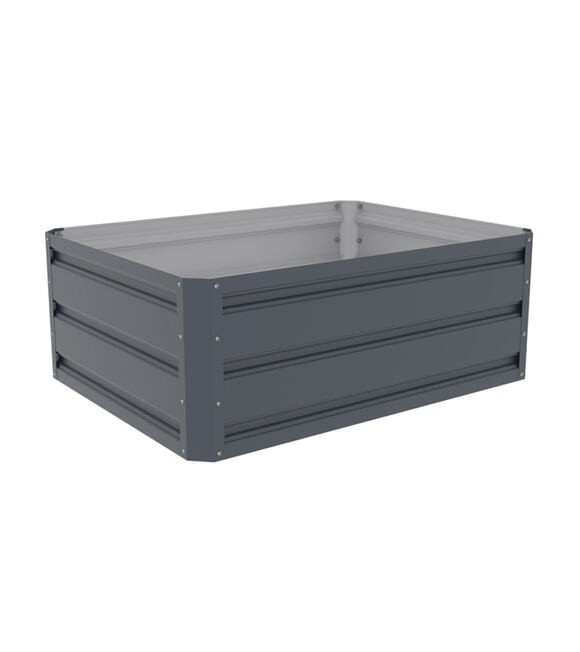 Hochbeet 80 x 60 cm - Metall, grau GB-B