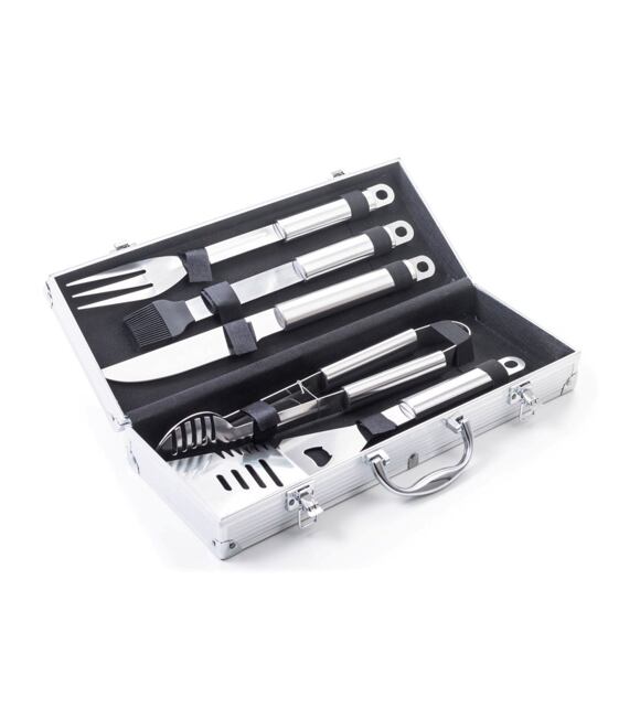 Grillbesteck G21 Set 5-tlg., Aluminiumkoffer