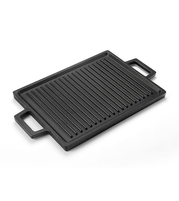 Wendegrillplatte aus Gusseisen 22 x 30 cm LAVA Metal