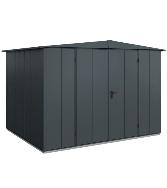 Gartenhaus HÖRMANN Berry Typ 3, Modern, Satteldach, Zweiflügelige Türen