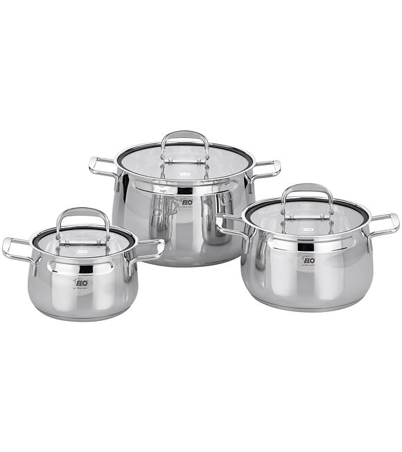 Mystery Topfset 3-teilig, Edelstahl ELO 91003