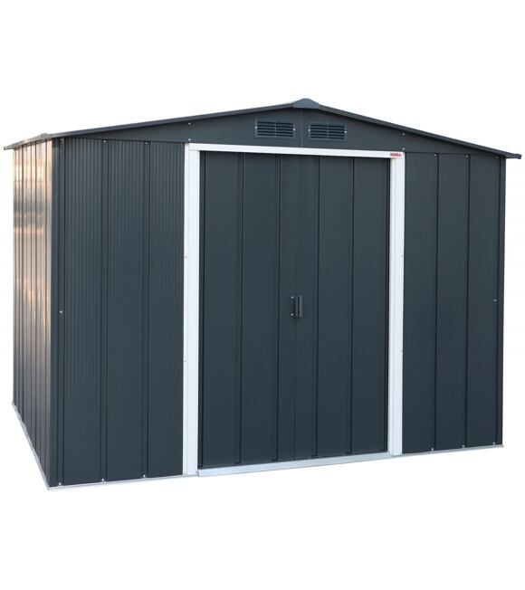 Titan Eco XL Gartenhaus 6,3 m², anthrazit DURAMAX 60151