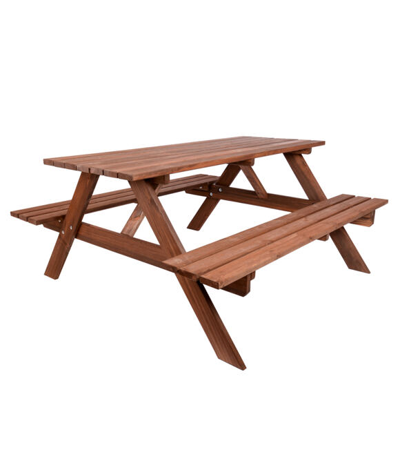 Picknick-Garten-Set 200 cm, imprägniertes Holz ROJAPLAST 245/7