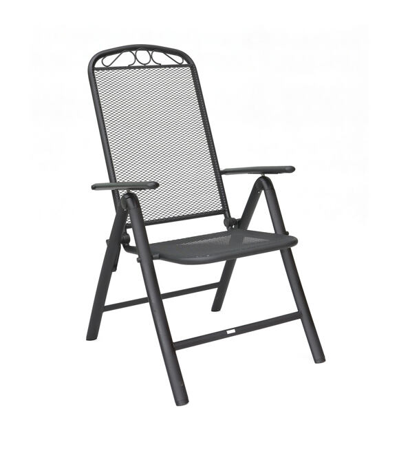 ZWMC-38 Gartenstuhl, verstellbar, Schwarz ROJAPLAST 97/20
