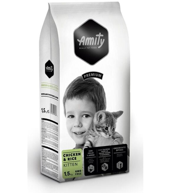 Premium cat KITTEN Katzenfutter 10kg - Huhn AMITY 1004844