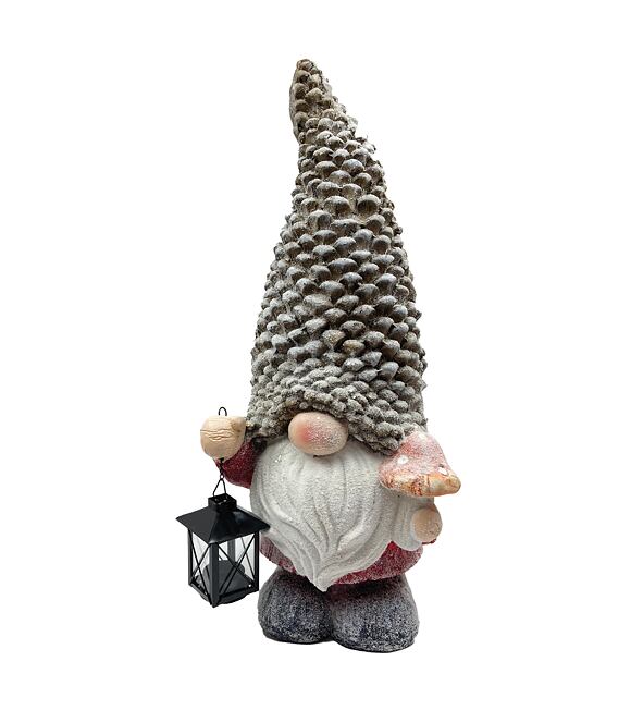 Kobold mit Hut und Laterne 60 x 26 cm Prodex MN2105060A23