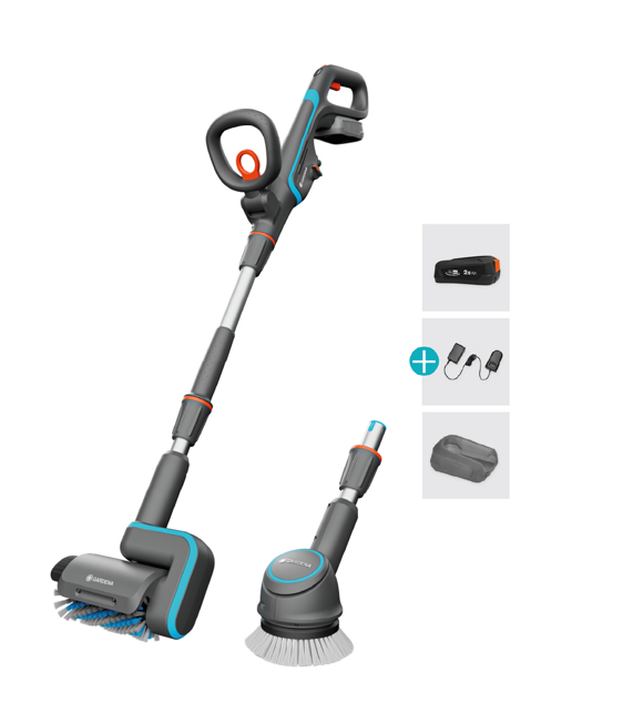 AquaBrush Universal Akku-Multireiniger 04/18V P4A GARDENA 14842-20
