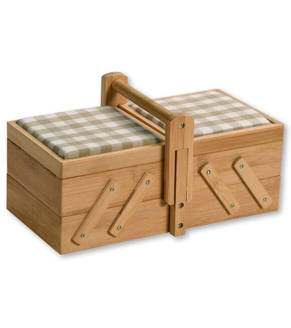 Organisator für Nähzubehör, 29 x 17 x 16,5 cm, Bambus KESPER 58711