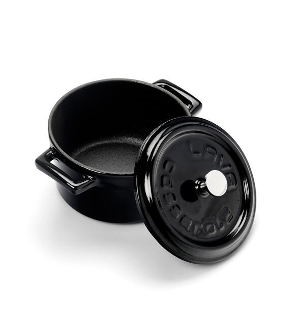 Topf Ø 10 cm, 0,35 l, gusseisen, schwarz LAVA METAL LVYTC10K2B