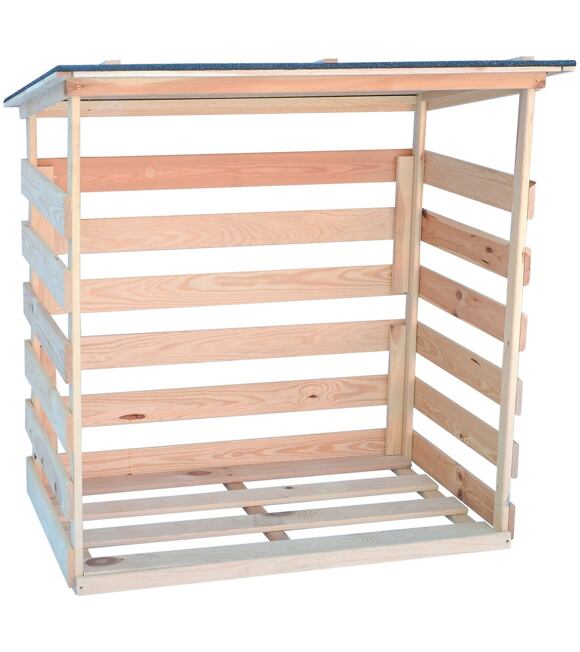 Wood Kaminholzregal 119 x 64 x 118 cm, natur ROJAPLAST 151/152
