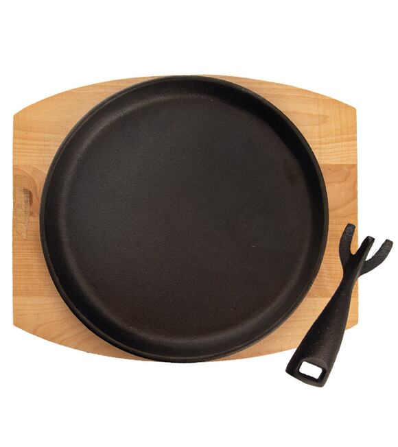 Litina Pfanne mit Holzbrett Ø 22 cm ORION 112904