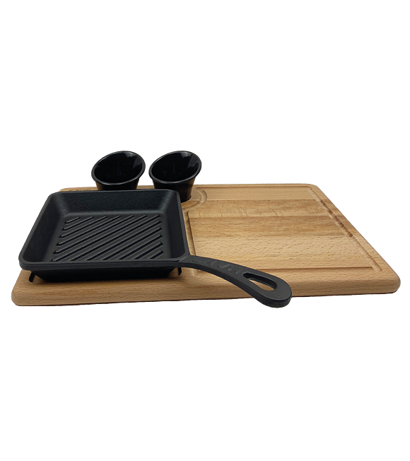 Grill- und Servierset LAVA Metal