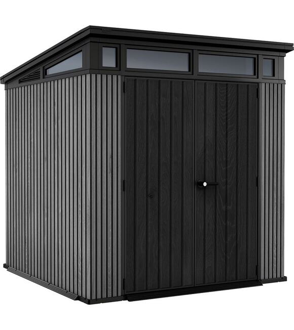 Pent Signature Gartenhaus 7x7, 216 x 226 x 216 cm, grau KETER 259816