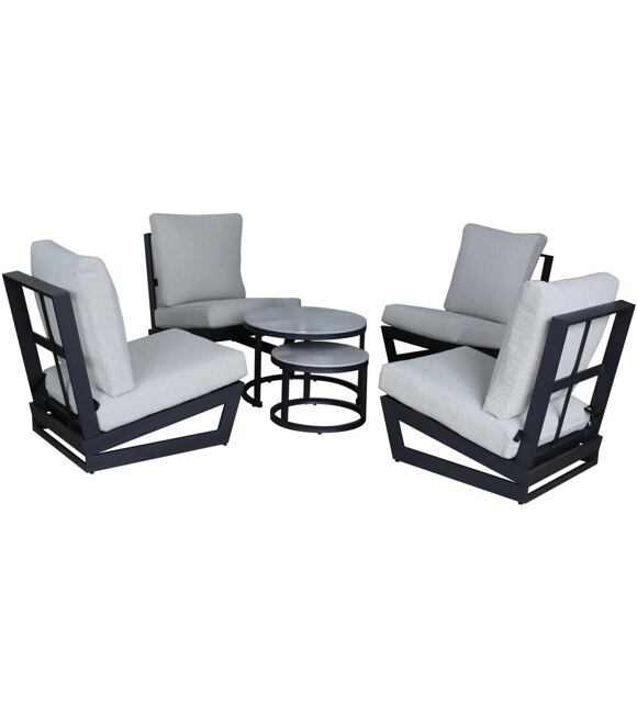Bali Coffee Set Set, Aluminium ROJAPLAST 614277