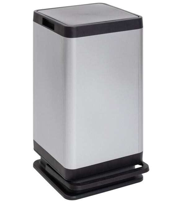 Tokyo Mülleimer 80 l, Schwarz/Aluminium DEA HOME Z0462RAA10400
