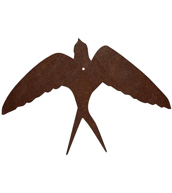 Gartendekoration Schwalbe im Flug 30 × 22 cm, Corten CORGARDEN 1050