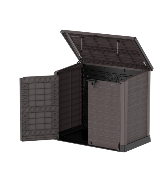 StoreAway 1200 L Aufbewahrungsbox 145 x 125 x 82,5 cm - Braun DURAMAX 86631