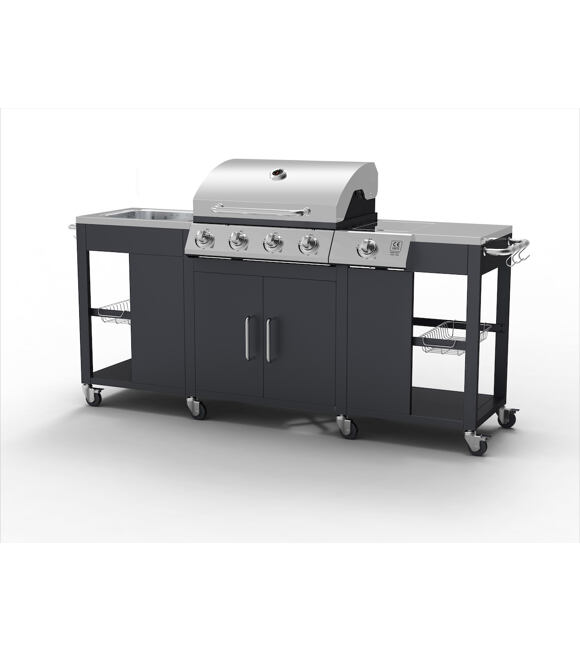 Petersburg Gasgrill-Küche, 17,2 kW, Tepro 3193