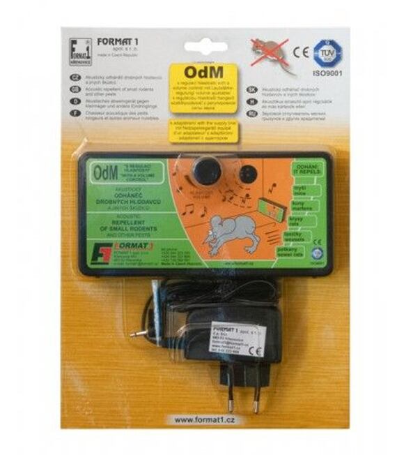 Akustischer Nagetiervertreiber OdM, regulierbar mit Adapter FORMAT1 49176