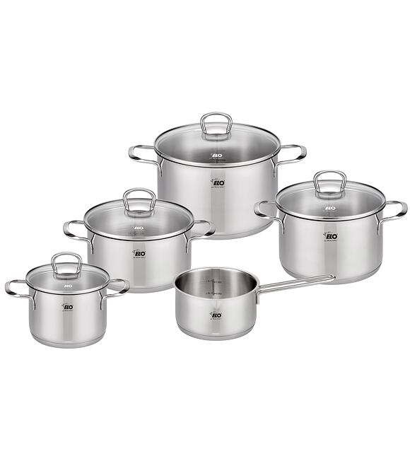 Jaspis Topf-Set 5-teilig, Edelstahl ELO 90835
