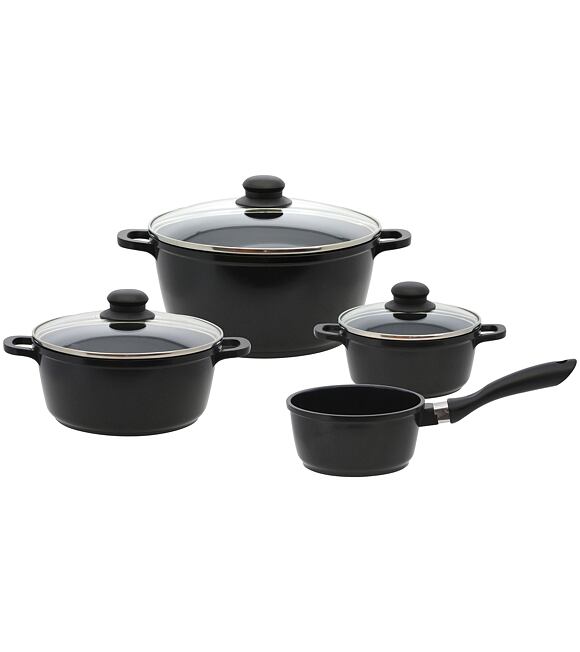 Black Cast Topfset 4-tlg., Aluminium ELO BASIC 62440