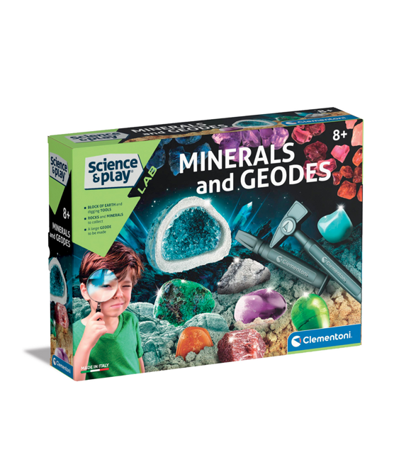 SCIENCE Mineralien und Geoden Clementoni 104950809