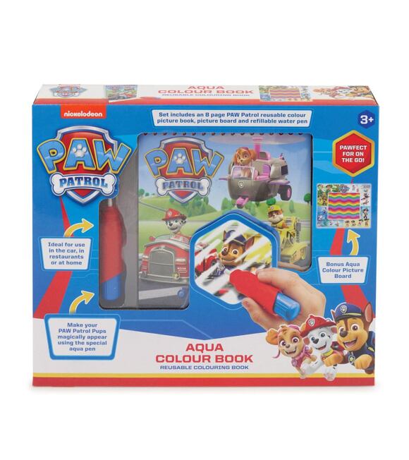 Paw Patrol Spielplatte mit Wasserstift und Buch Addo 1089320-14110