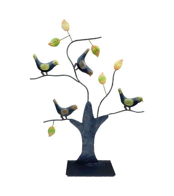 Baum mit Vögeln Metall groß 57 x 45 cm Prodex A00652
