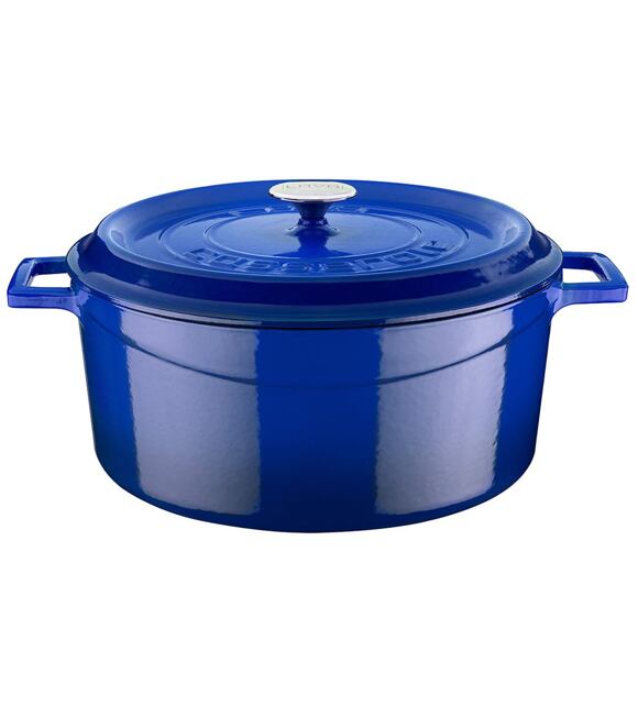 Topf Ø 32 cm, 9,8 l, gusseisen, blau LAVA METAL LVYTC32K2BLU