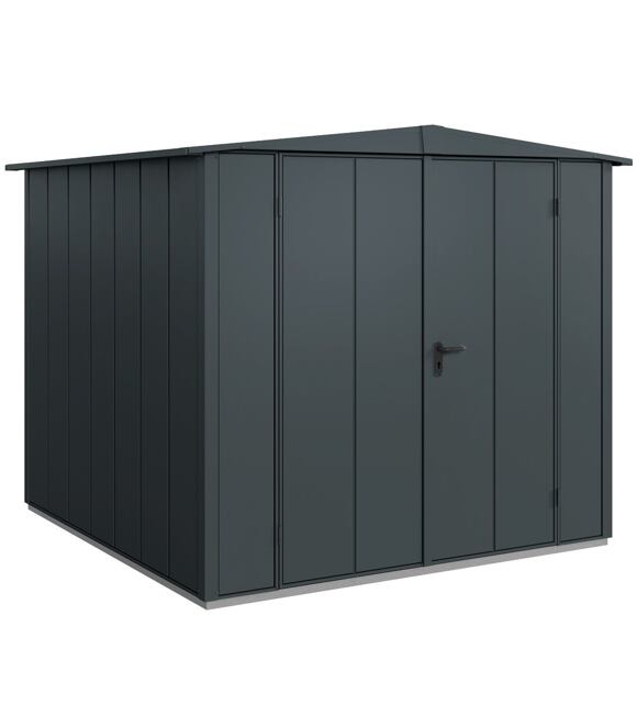 Gartenhaus HÖRMANN Berry Typ 2, Modern, Satteldach, Zweiflügelige Türen