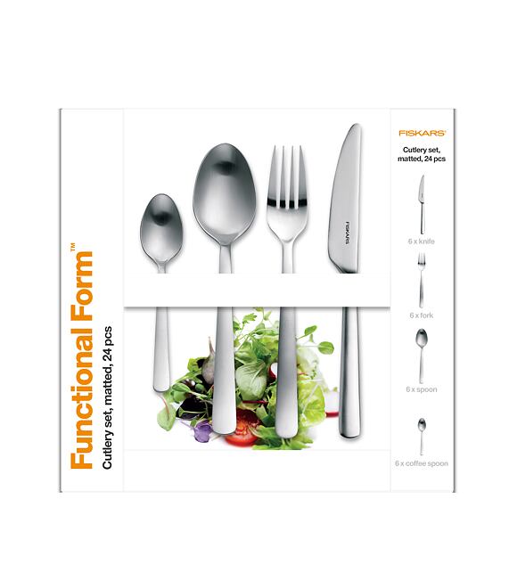 Functional Form Besteckset 24-tlg., matt FISKARS 1071624