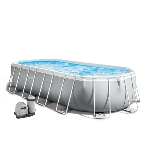 Florida Premium oval Schwimmbad mit Kartuschenfilterung und Zubehör 6,10 x 3,05 x 1,22 m MARIMEX 103