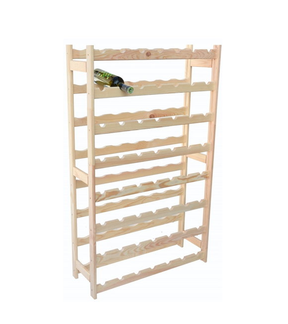 Weinregal aus Holz 120 x 62 x 25 cm Rojaplast 13900