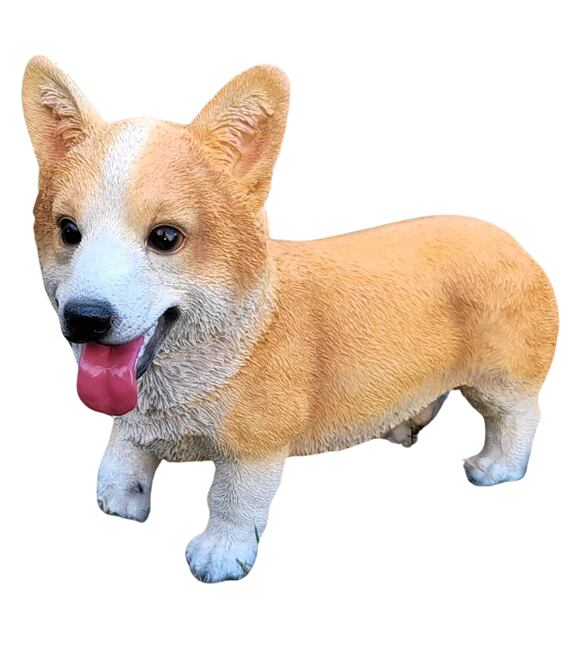 Hund Welsh Corgi, 30 × 26 cm, Polystone PRODEX WG20057